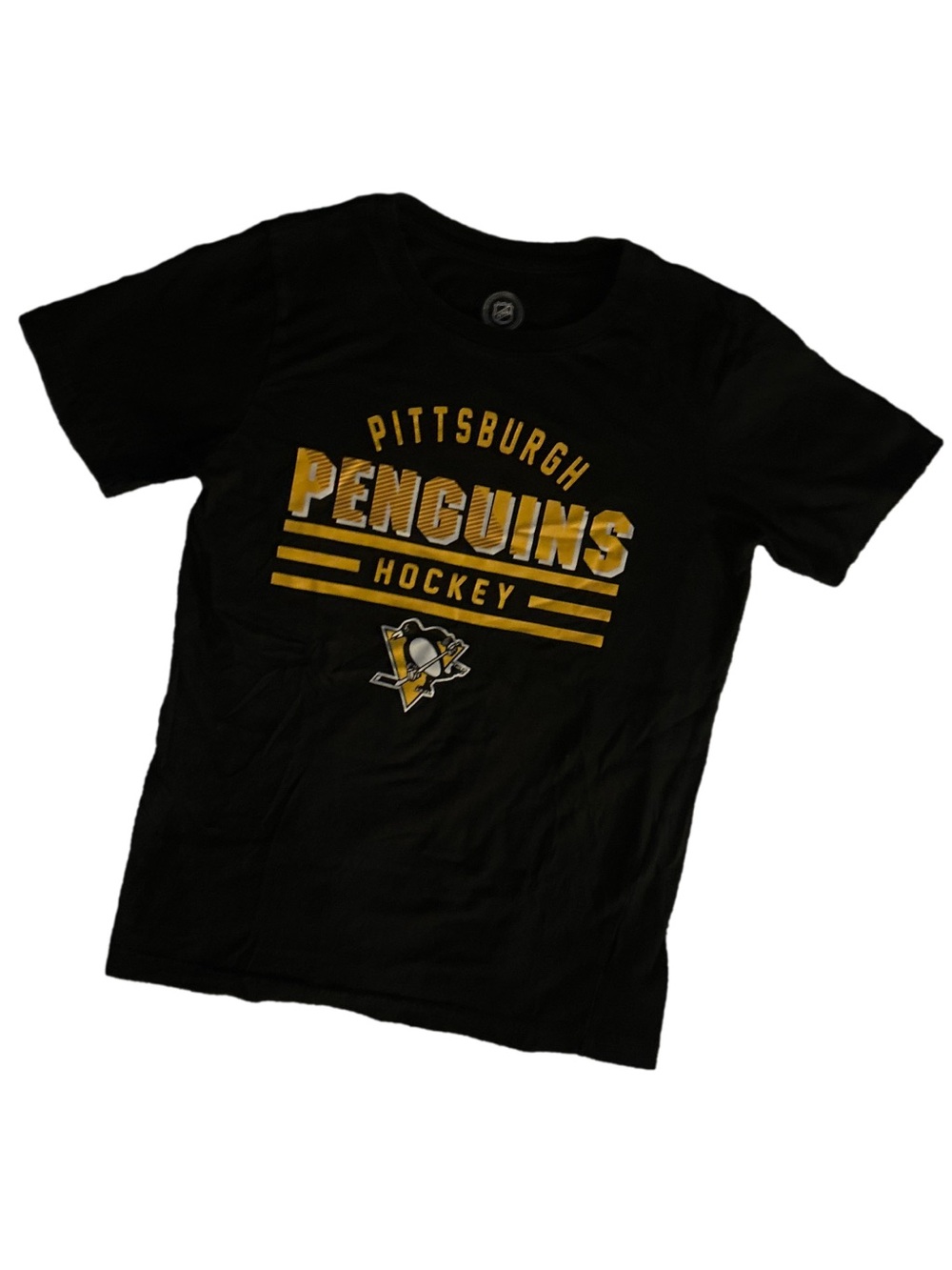 NHL Pittsburgh Penguins Hockey Tee YL 12/14